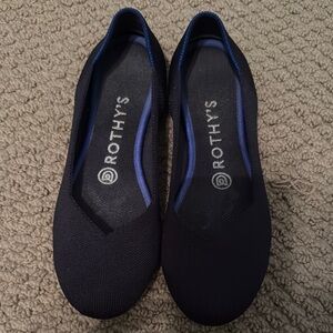 Rothy's Navy Flats Minimalist Comfort Loafers